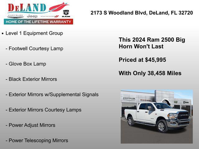 used 2024 Ram 2500 car, priced at $45,995