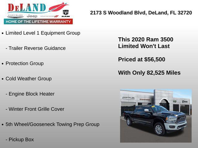 used 2020 Ram 3500 car, priced at $57,768