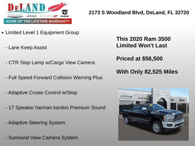 used 2020 Ram 3500 car, priced at $57,768