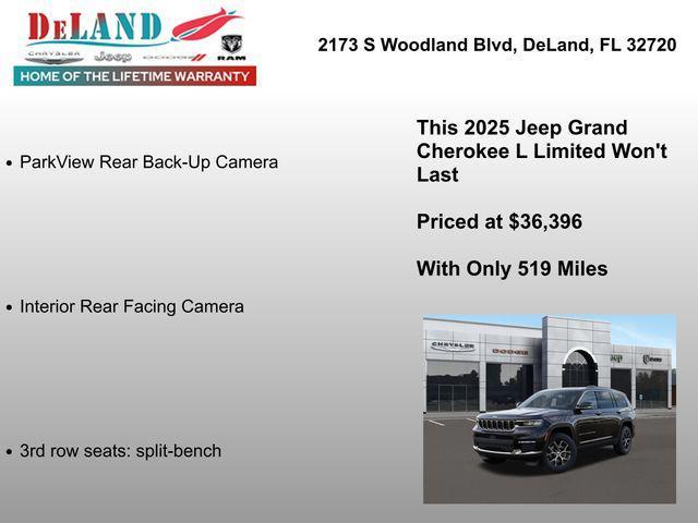 new 2025 Jeep Grand Cherokee L car, priced at $36,396