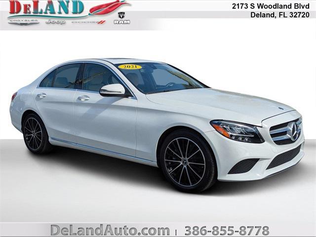 used 2021 Mercedes-Benz C-Class car, priced at $24,500