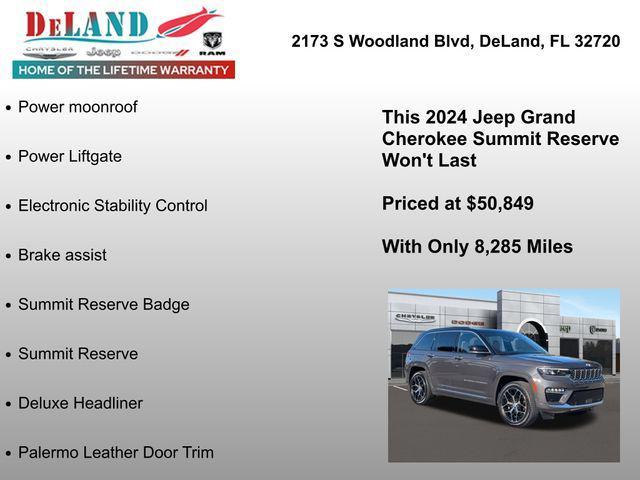used 2024 Jeep Grand Cherokee car, priced at $50,849