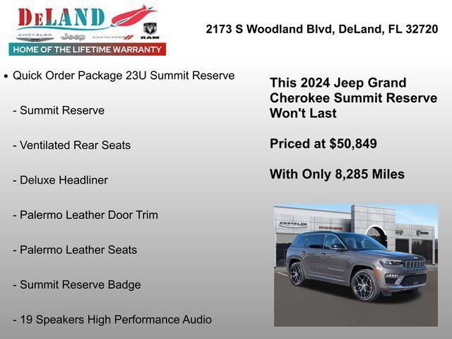 used 2024 Jeep Grand Cherokee car, priced at $50,849