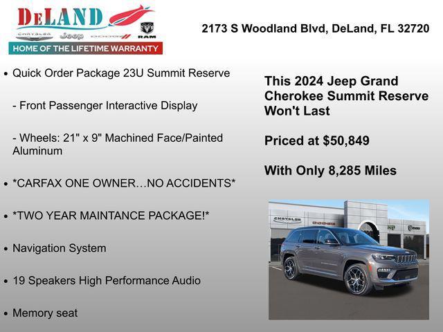 used 2024 Jeep Grand Cherokee car, priced at $50,849