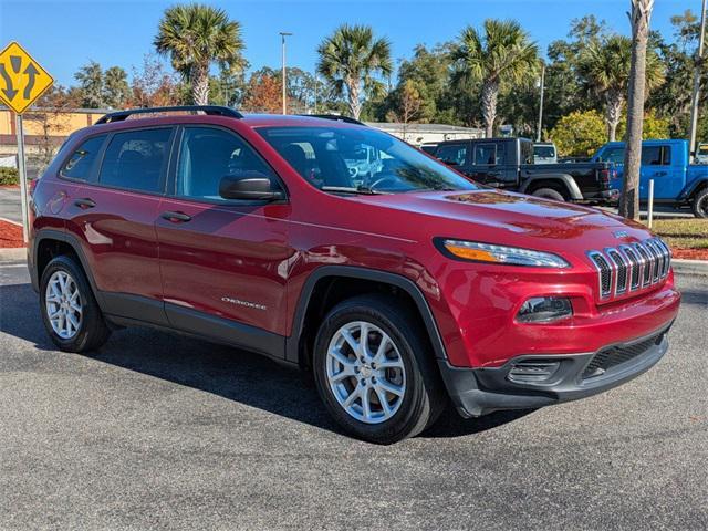 used 2017 Jeep Cherokee car, priced at $16,500