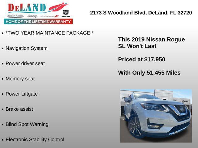 used 2019 Nissan Rogue car, priced at $17,950