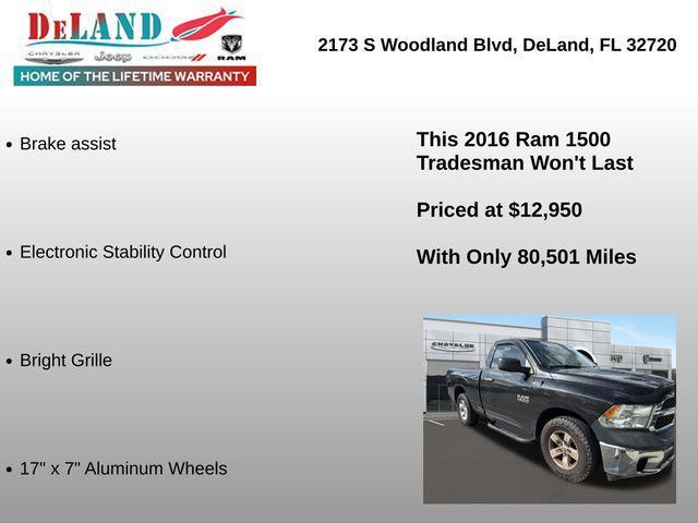 used 2016 Ram 1500 car, priced at $12,950