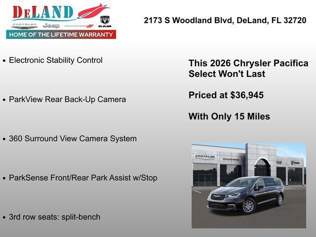 new 2026 Chrysler Pacifica car, priced at $35,445