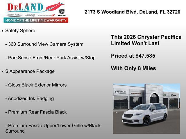 new 2026 Chrysler Pacifica car, priced at $46,585