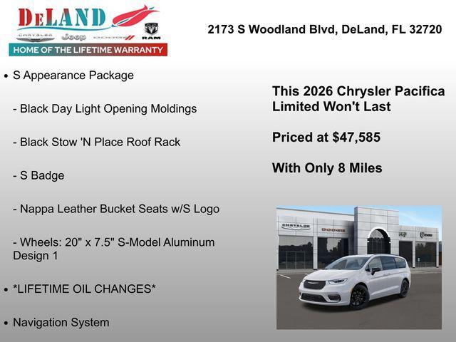 new 2026 Chrysler Pacifica car, priced at $46,585