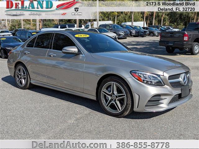 used 2020 Mercedes-Benz C-Class car, priced at $25,500