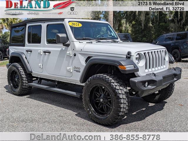 used 2021 Jeep Wrangler Unlimited car, priced at $32,000