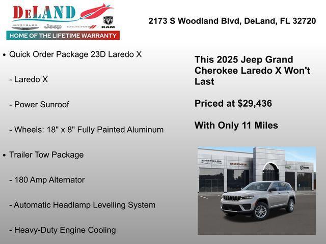 new 2025 Jeep Grand Cherokee car, priced at $29,436