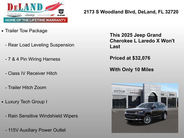 new 2025 Jeep Grand Cherokee L car, priced at $32,076