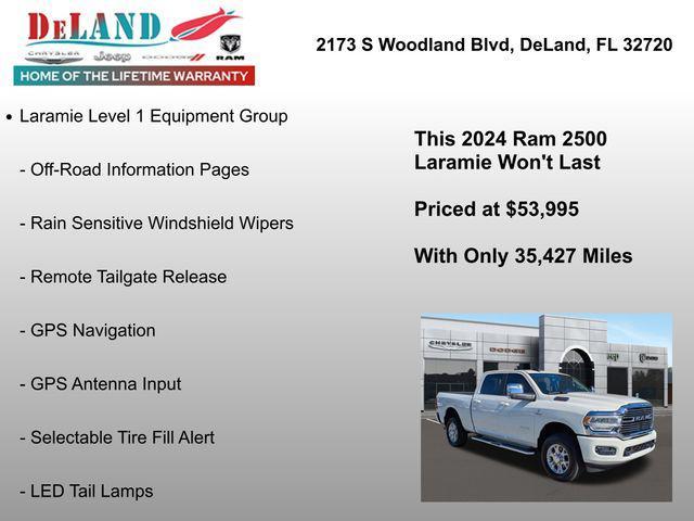 used 2024 Ram 2500 car, priced at $53,995