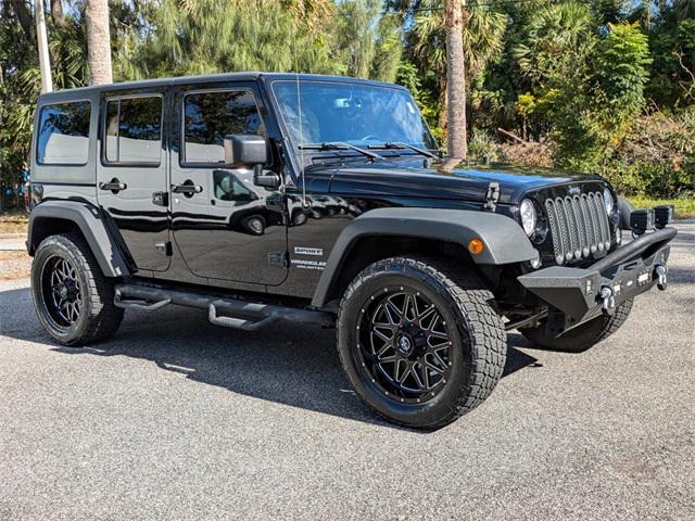 used 2017 Jeep Wrangler Unlimited car, priced at $23,000