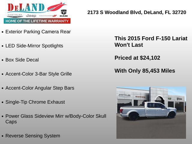 used 2015 Ford F-150 car, priced at $24,102