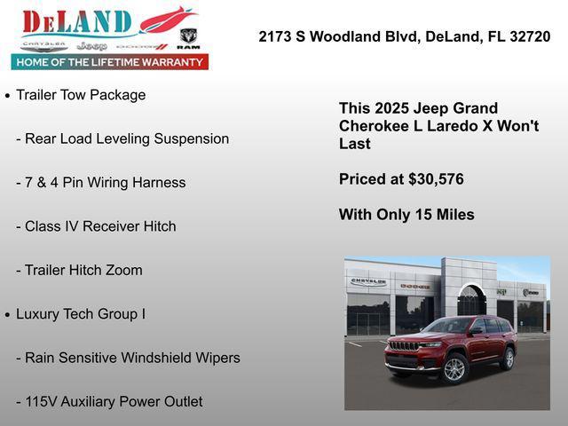 new 2025 Jeep Grand Cherokee L car, priced at $30,576