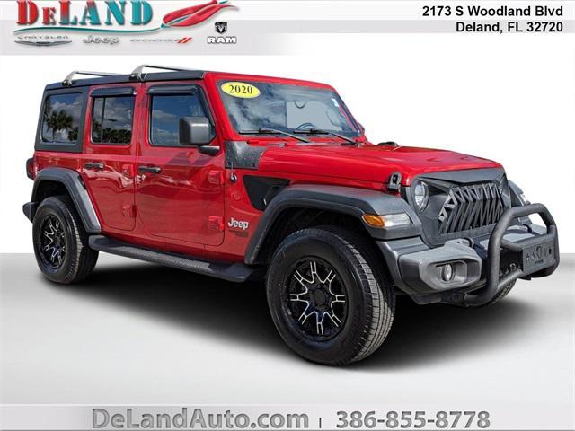 used 2020 Jeep Wrangler Unlimited car, priced at $28,500