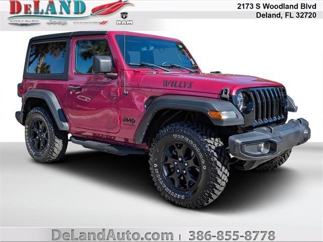 used 2022 Jeep Wrangler car, priced at $29,124