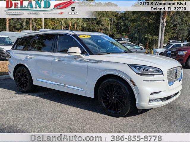 used 2021 Lincoln Aviator car, priced at $28,610