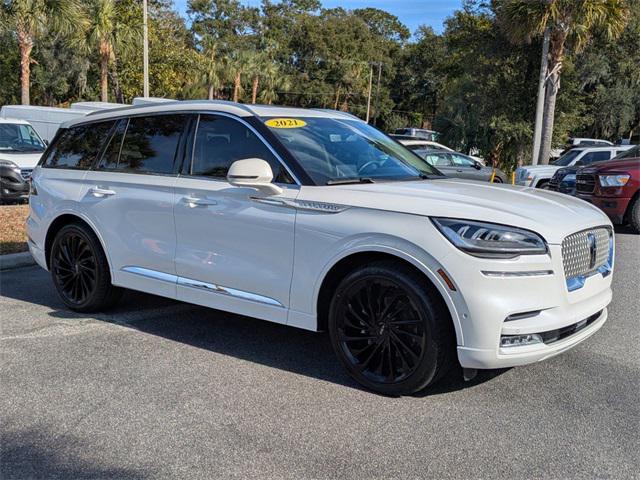 used 2021 Lincoln Aviator car, priced at $28,610