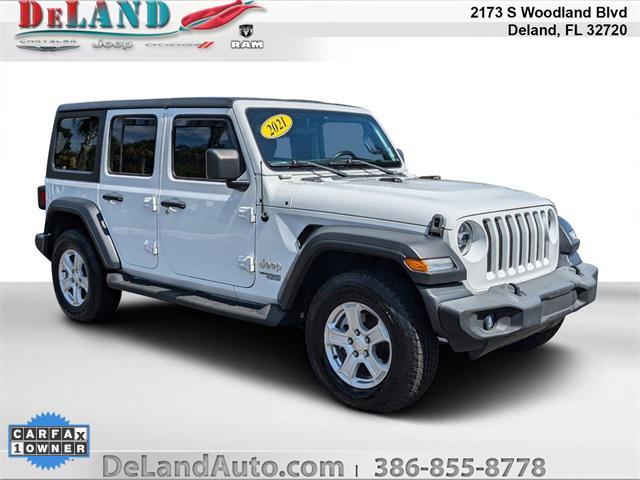 used 2021 Jeep Wrangler Unlimited car, priced at $30,500