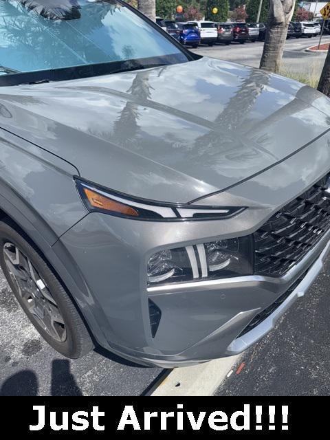 used 2021 Hyundai Santa Fe car, priced at $27,950