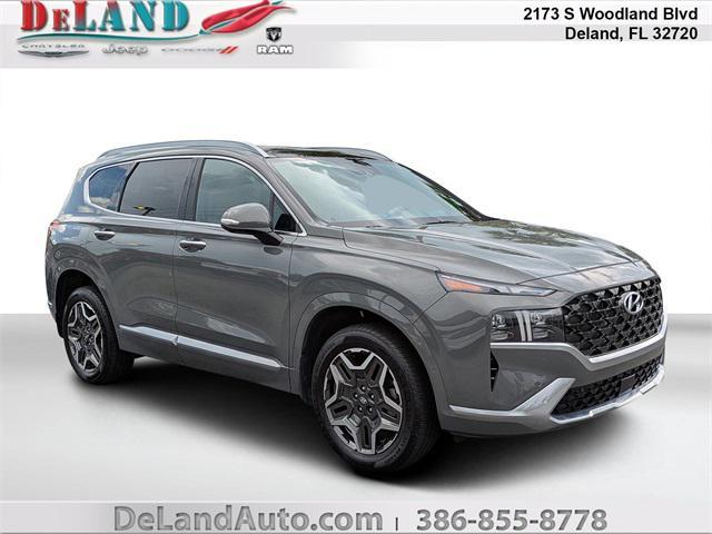 used 2021 Hyundai Santa Fe car, priced at $27,950