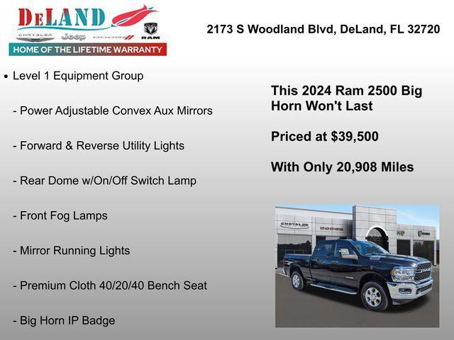 used 2024 Ram 2500 car, priced at $39,500