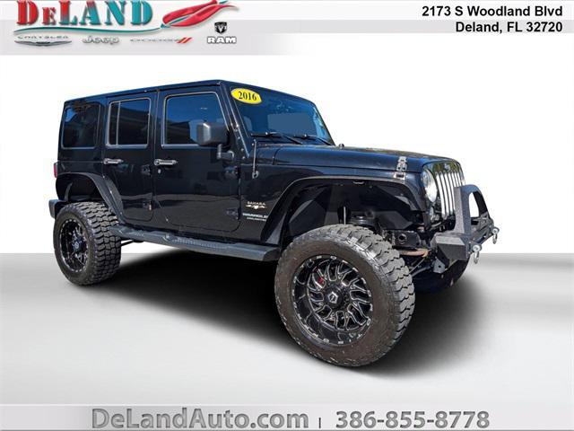 used 2016 Jeep Wrangler Unlimited car, priced at $22,494