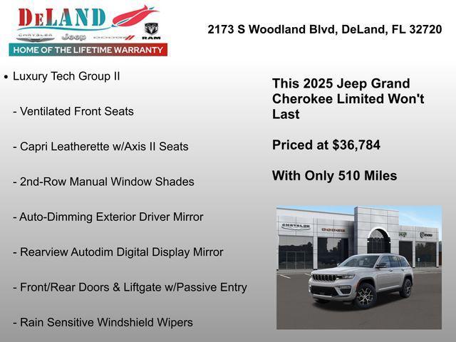 new 2025 Jeep Grand Cherokee car, priced at $36,784