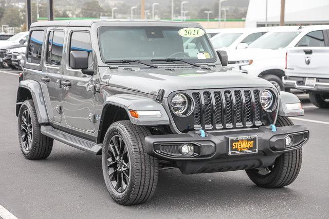 used 2021 Jeep Wrangler Unlimited 4xe car, priced at $32,788