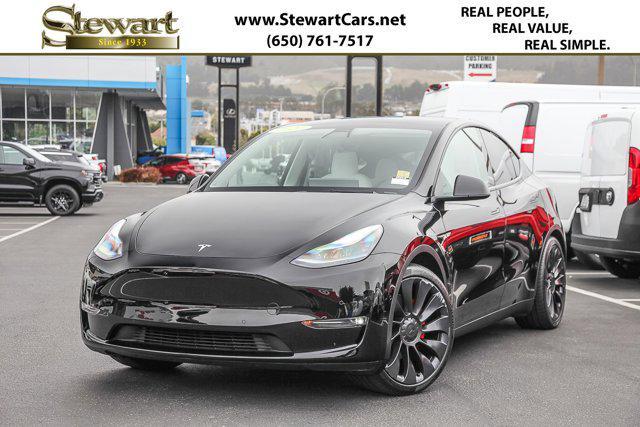 used 2021 Tesla Model Y car, priced at $33,388