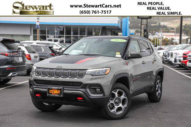 used 2022 Jeep Compass car, priced at $24,999