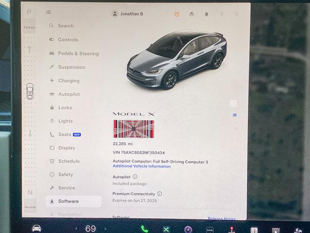 used 2022 Tesla Model X car, priced at $69,999