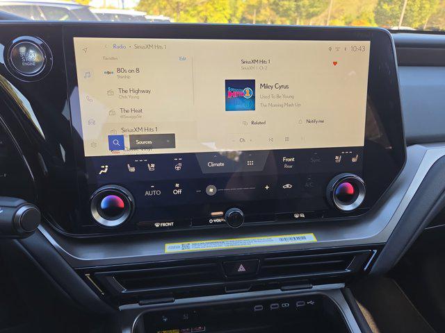 new 2025 Lexus TX 350 car, priced at $65,599