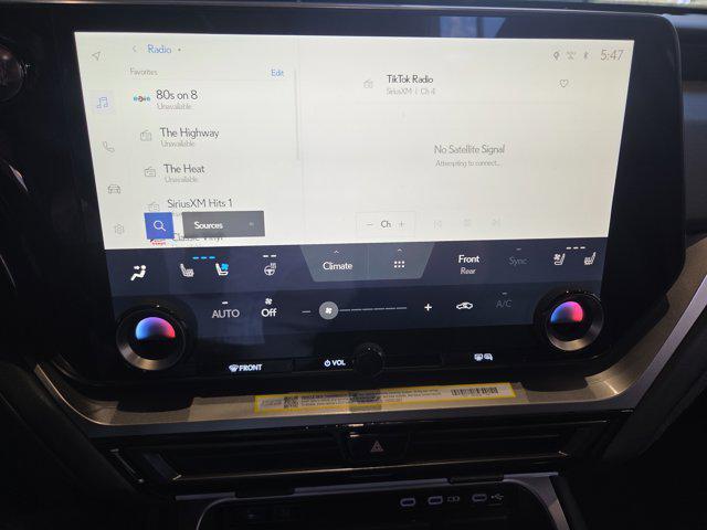 new 2025 Lexus TX 350 car, priced at $70,635