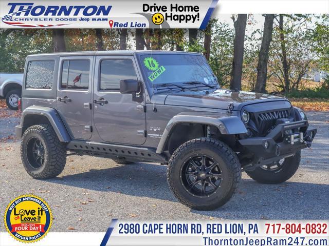 used 2016 Jeep Wrangler Unlimited car, priced at $25,989