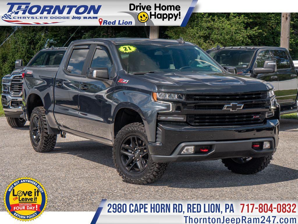 used 2021 Chevrolet Silverado 1500 car, priced at $43,555