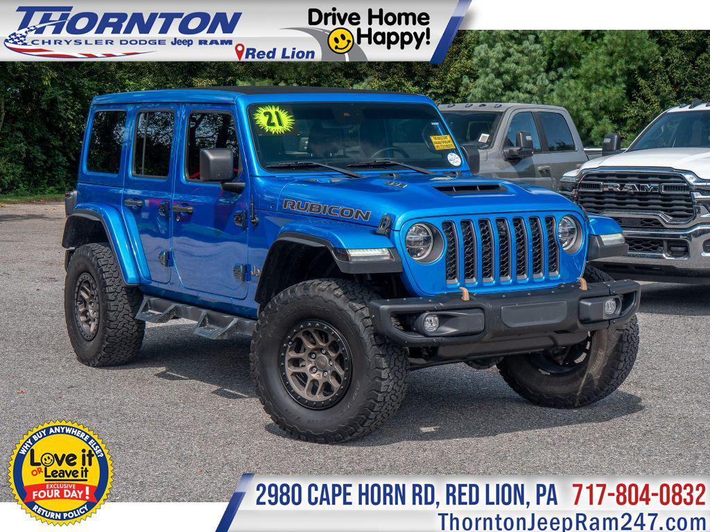used 2021 Jeep Wrangler Unlimited car, priced at $60,955