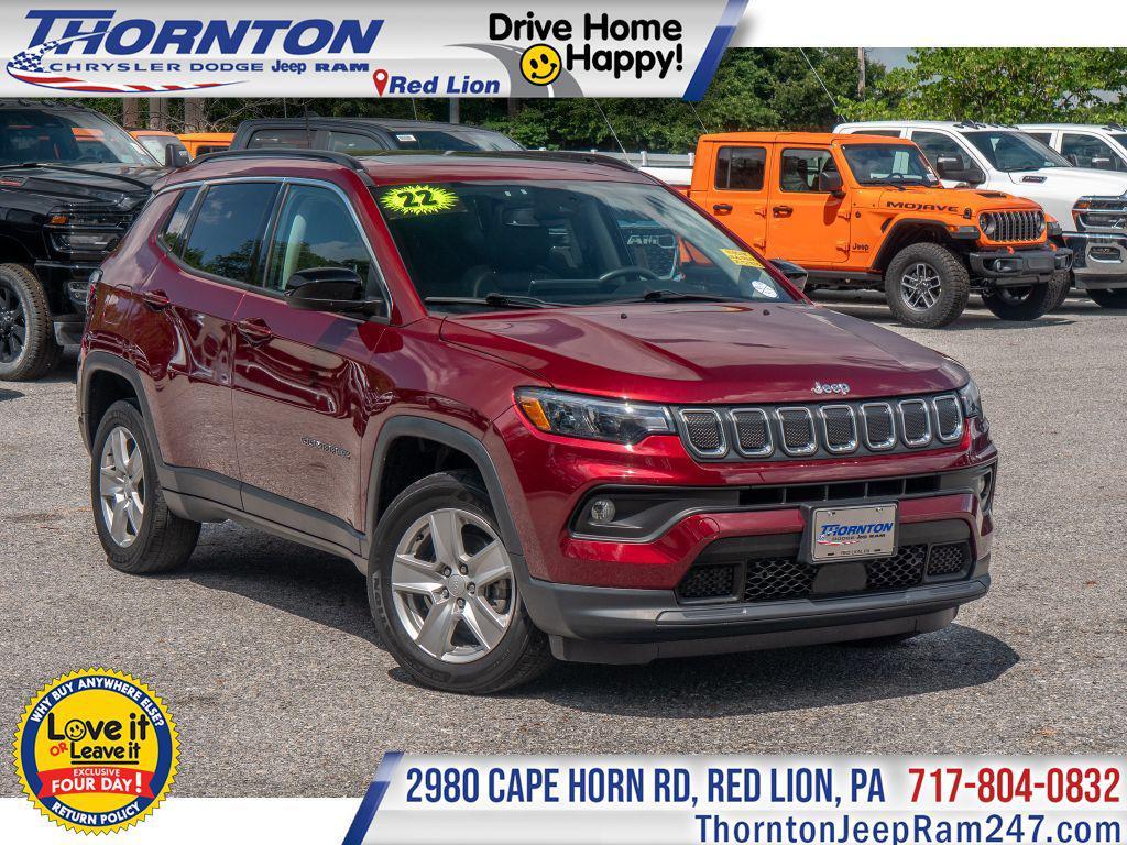 used 2022 Jeep Compass car, priced at $24,956