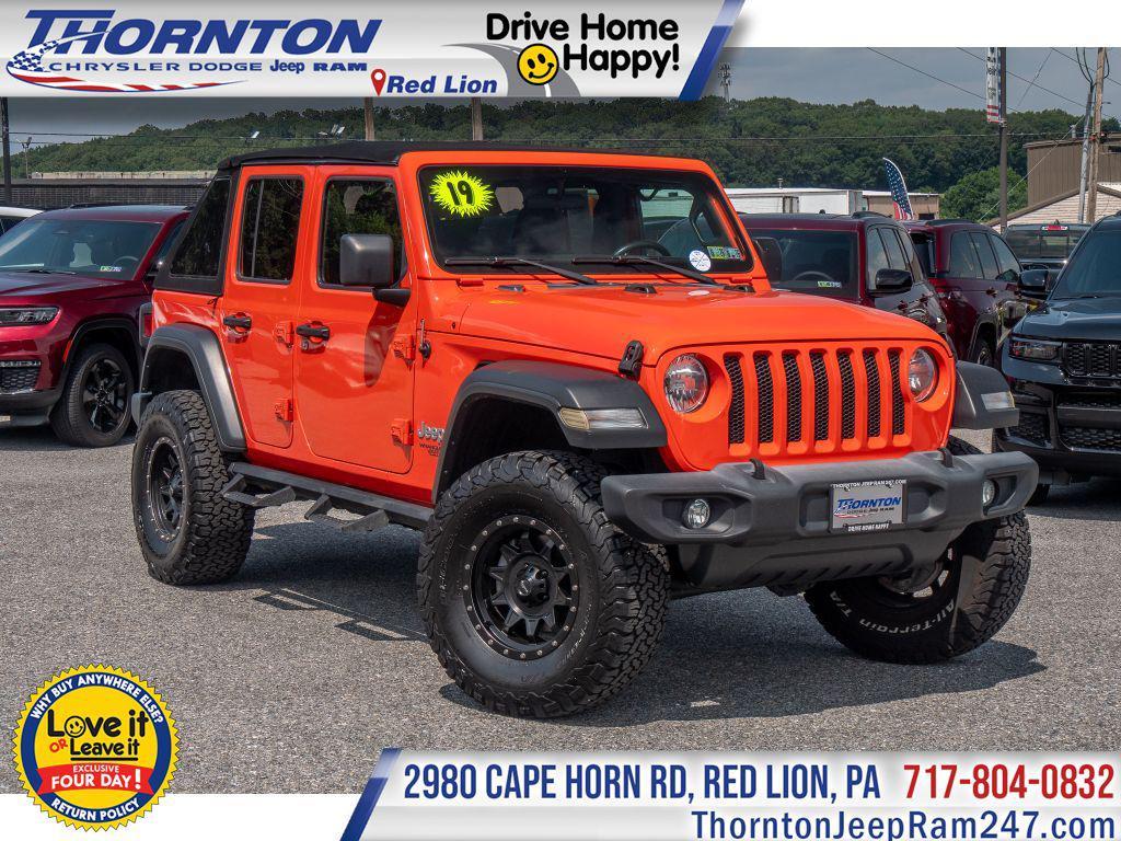 used 2019 Jeep Wrangler Unlimited car, priced at $25,988