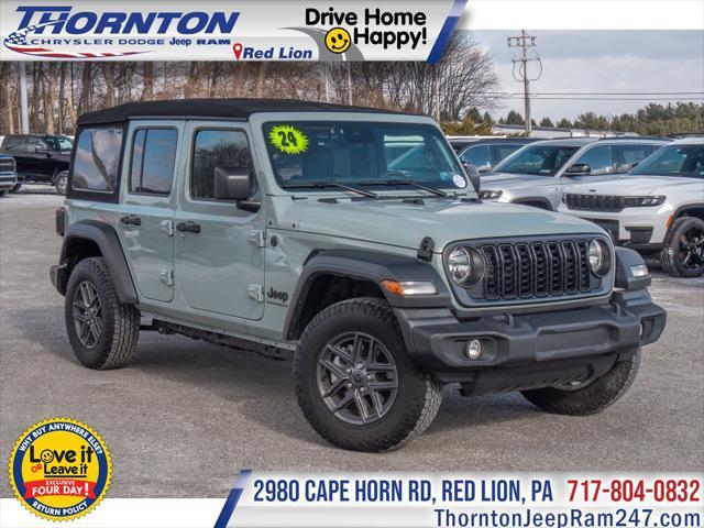 used 2024 Jeep Wrangler car, priced at $37,999