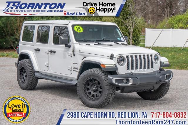 used 2018 Jeep Wrangler Unlimited car, priced at $37,956
