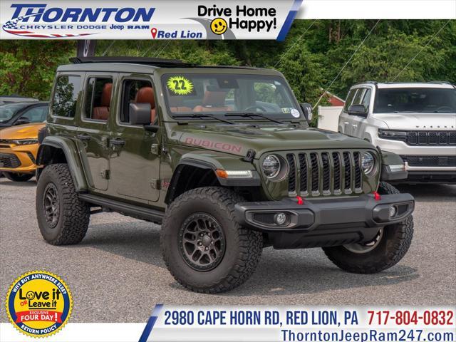 used 2022 Jeep Wrangler Unlimited car, priced at $45,989