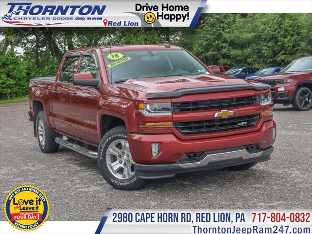 used 2018 Chevrolet Silverado 1500 car, priced at $31,956