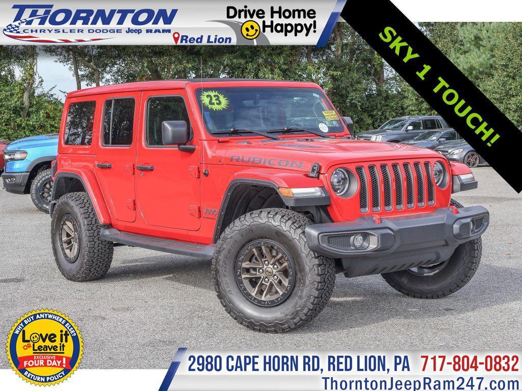 used 2023 Jeep Wrangler car, priced at $46,955