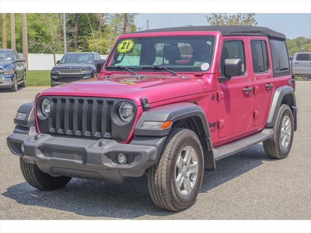 used 2021 Jeep Wrangler Unlimited car, priced at $32,955
