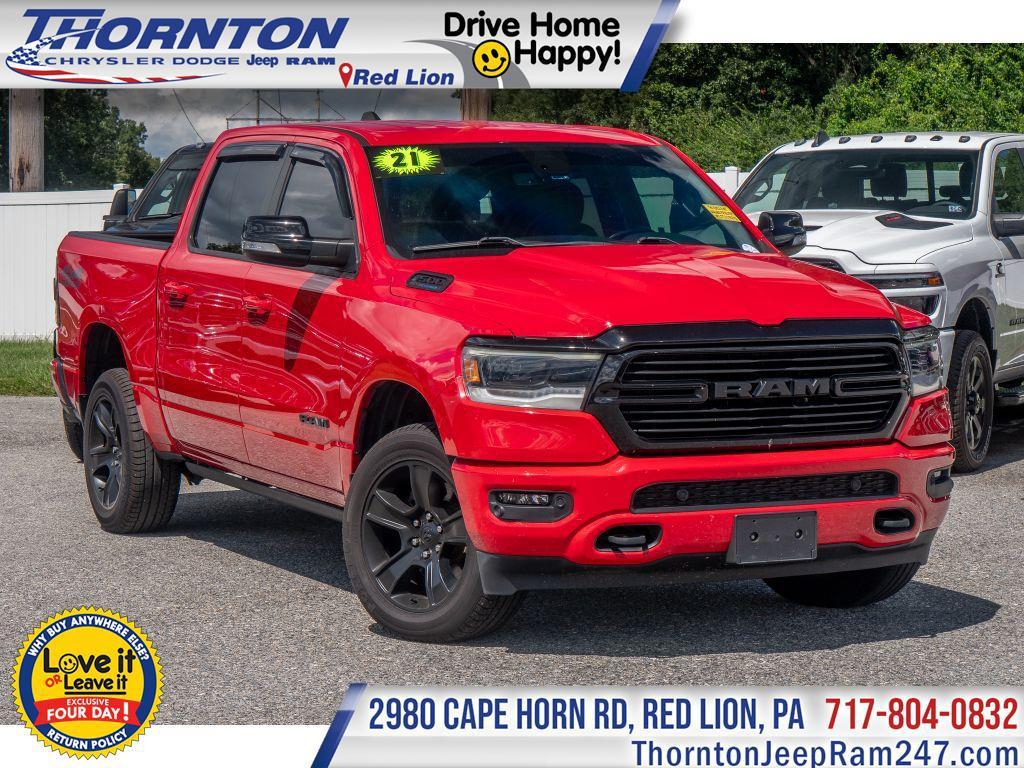 used 2021 Ram 1500 car, priced at $37,875